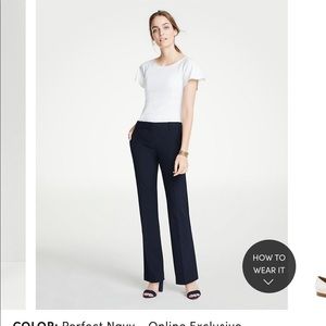 NWT Ann Taylor The Trouser in Curvy Sz18